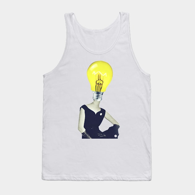 Lights are on but nobody's home Tank Top by reesea